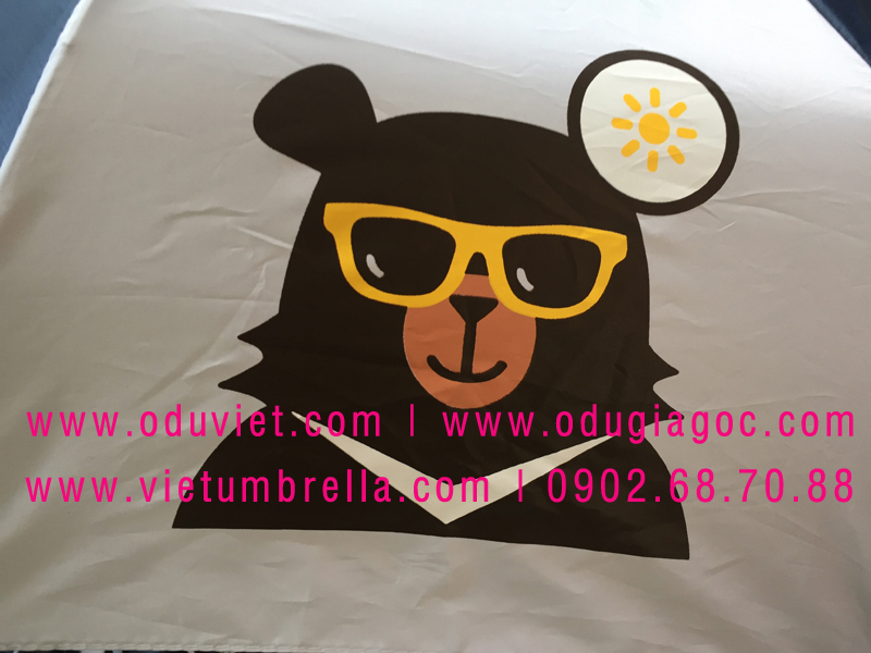 xưởng sản xuất ô dù cầm tay in logo quảng cáo